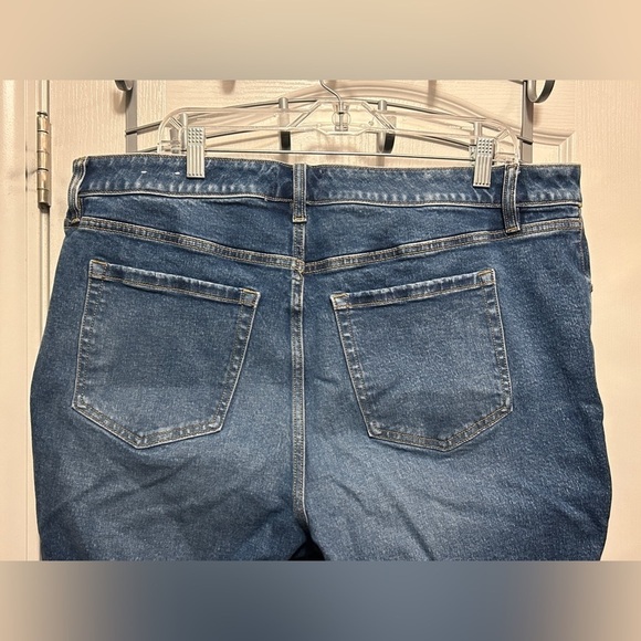 Lane Bryant Mid-Rise Straight crop denim Jeans womens Size 18 blue signature fit - Picture 4 of 16